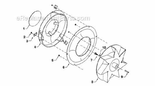Intake_Guard_Assembly Diagram and Parts List for 9131-00-01  Little Wonder Leaf Blower / Vacuum